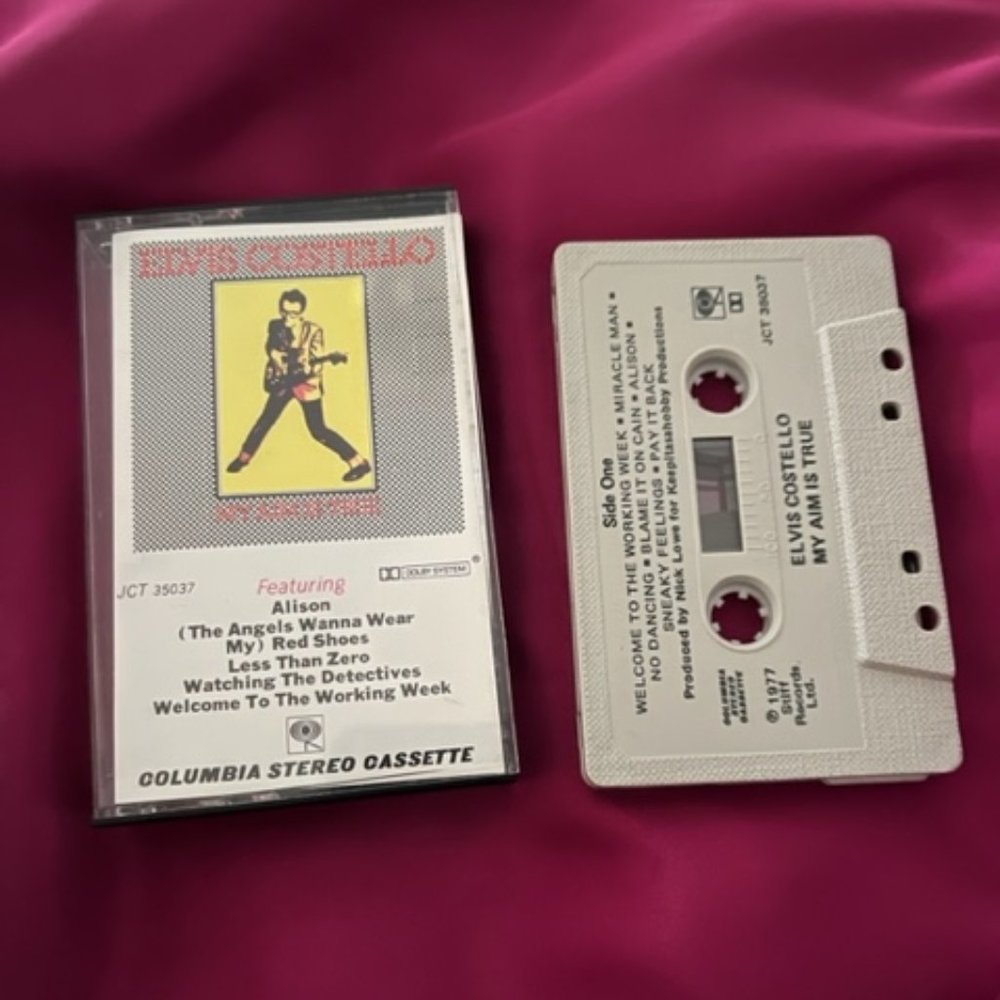 Elvis Costello - "My Aim is True" Cassette Tape